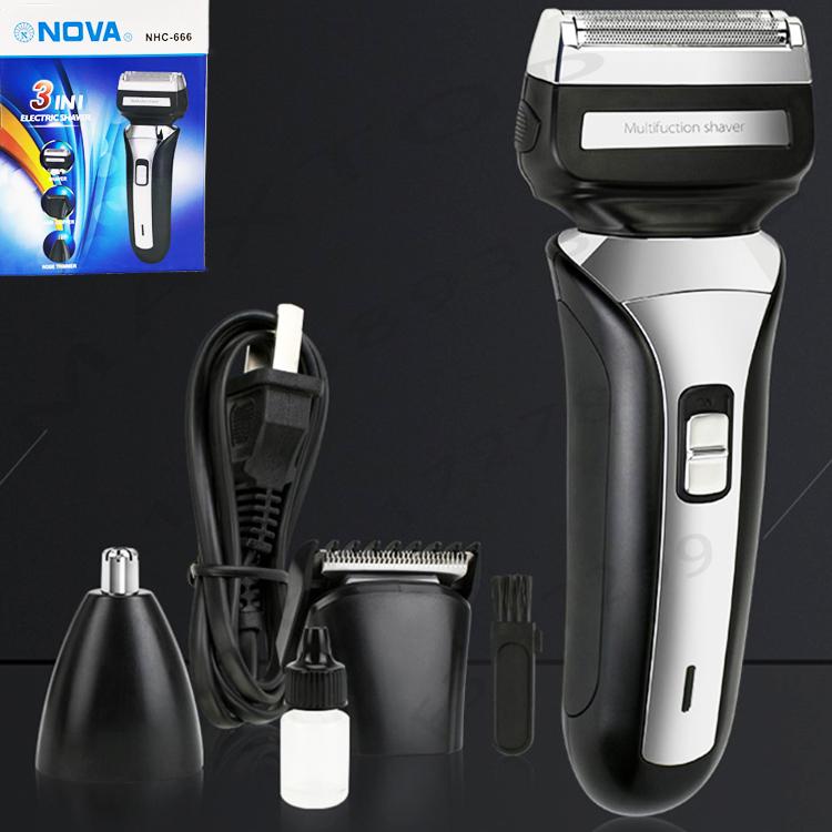 New 3-in-1 multi-functional body wash shaver Push-scissors Nose shaver details Picture