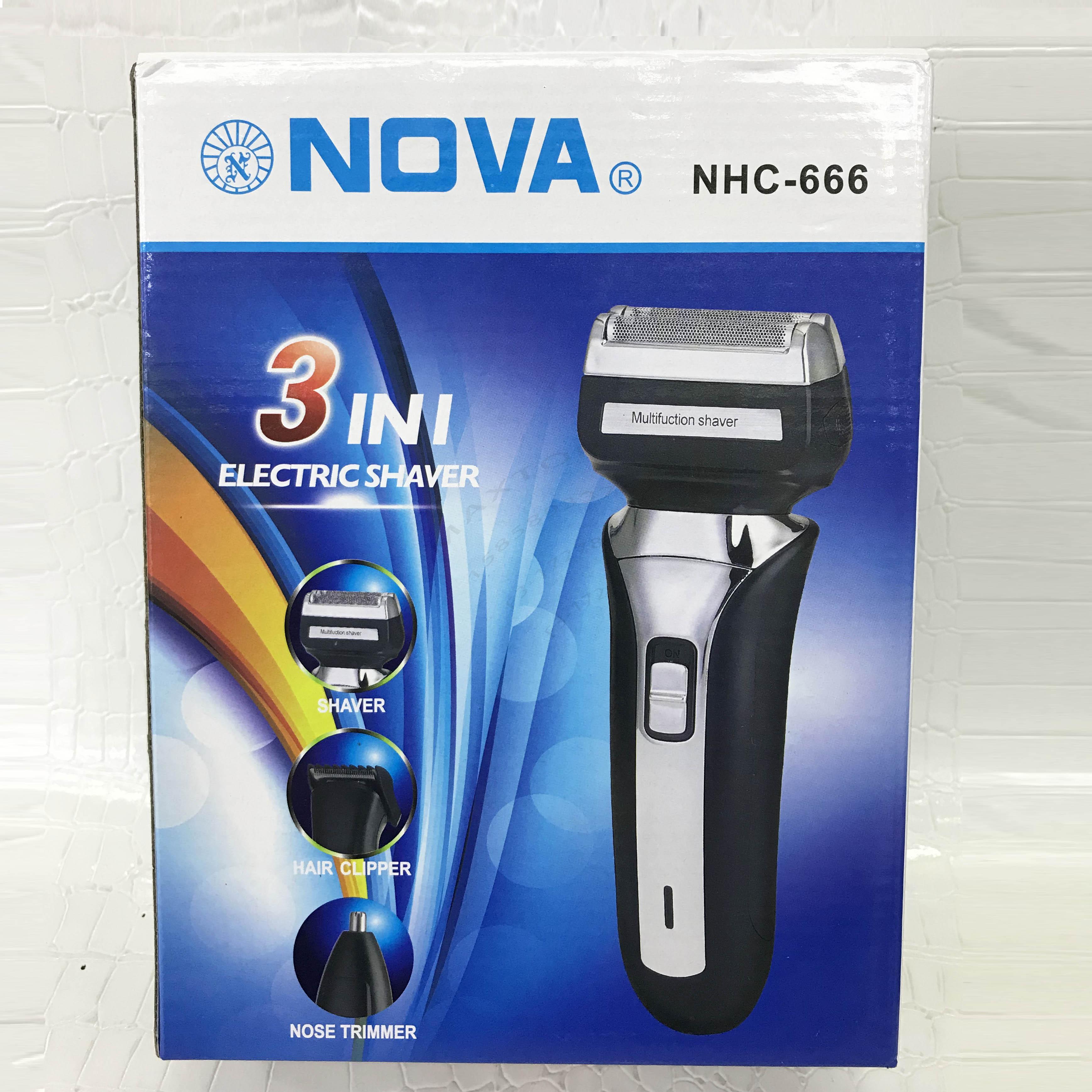 New 3-in-1 multi-functional body wash shaver Push-scissors Nose shaver full figure