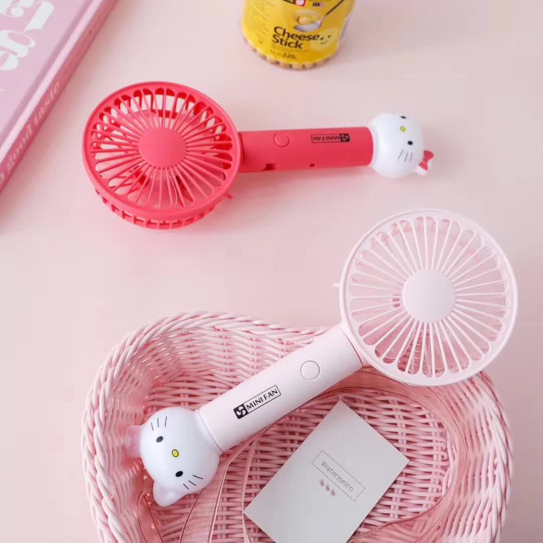新款折叠夜灯风扇手持USB充电迷你小风扇厂家直销