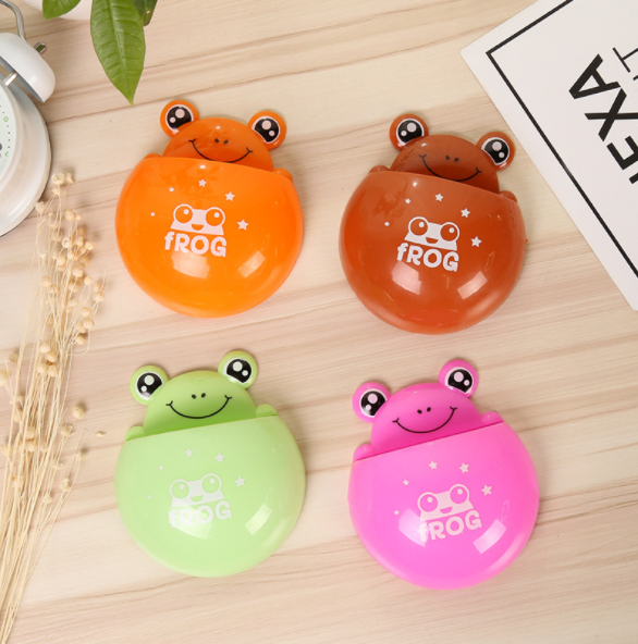 家用瓢虫牙刷架 青蛙牙刷架 小熊牙刷架 卡通牙刷置物架产品图