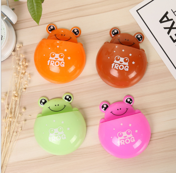 家用瓢虫牙刷架 青蛙牙刷架 小熊牙刷架 卡通牙刷置物架