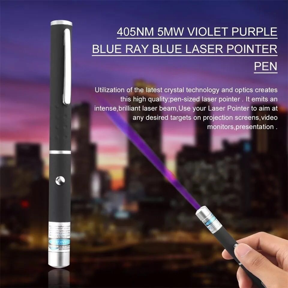 Anti-blue light test pen, blue and purple laser pen, 5mw detection pen factory direct sales details Picture