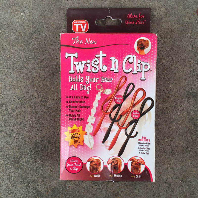 twist n clip New Hairpin Fashion hairpin disc Hairpin universal headwear