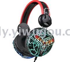 High quality gaming music headset V2 cracks glow