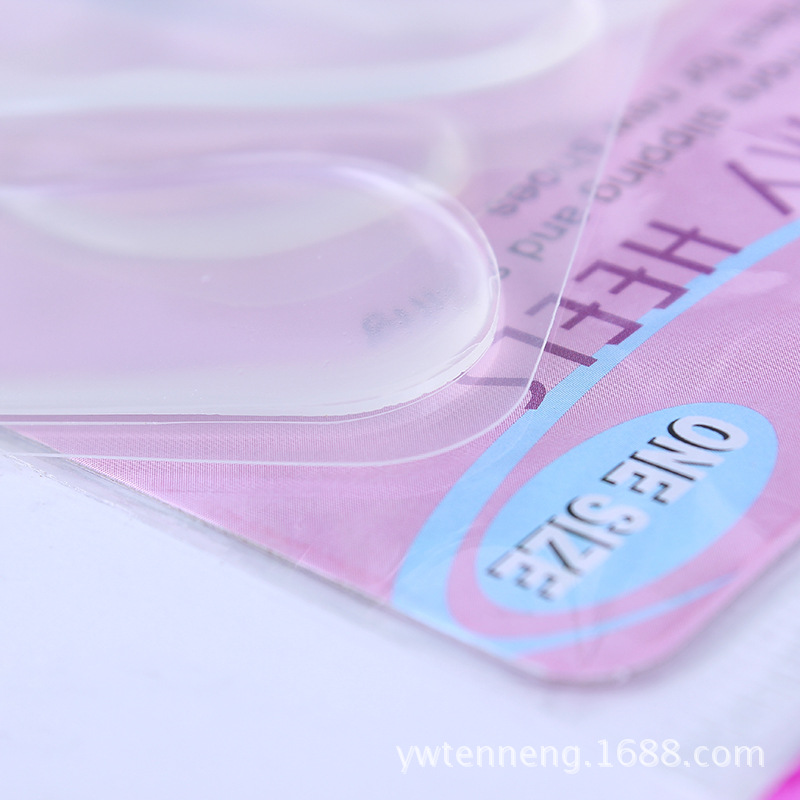 Silicone heel patch half-size pad, silicone heel patch, anti-rubbing feet, anti-sticking and sticky, factory direct supply details Picture