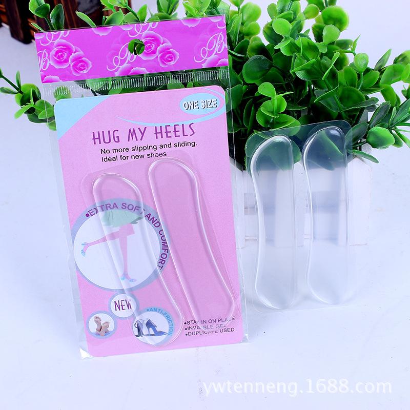 Silicone heel patch half-size pad, silicone heel patch, anti-rubbing feet, anti-sticking and sticky, factory direct supply