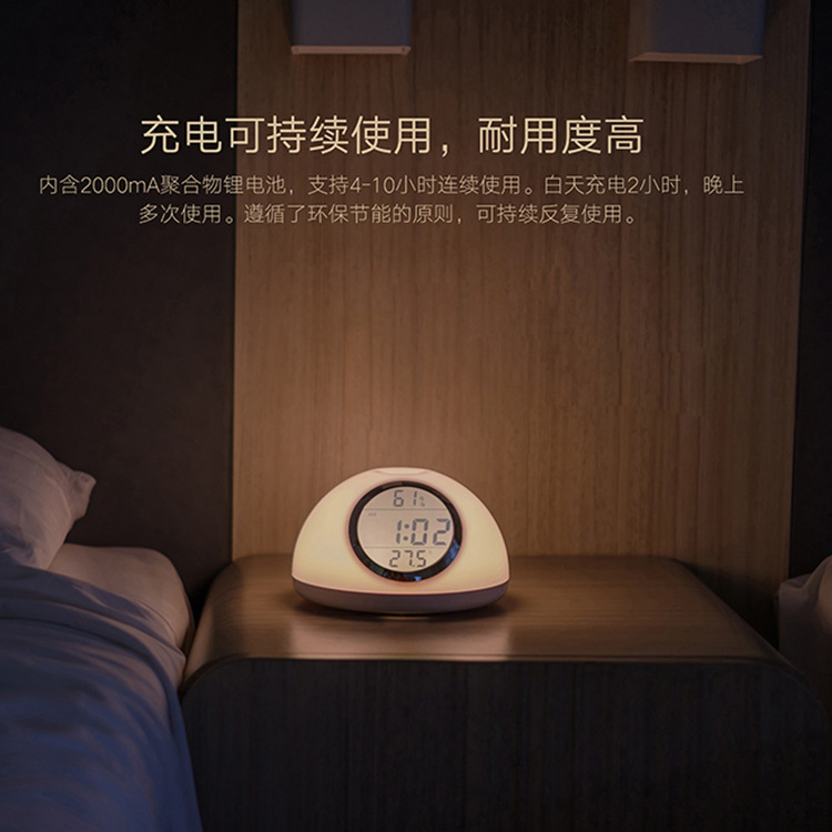 2018 new gesture-sensing wake-up light strip temperature, humidity and time Specification image