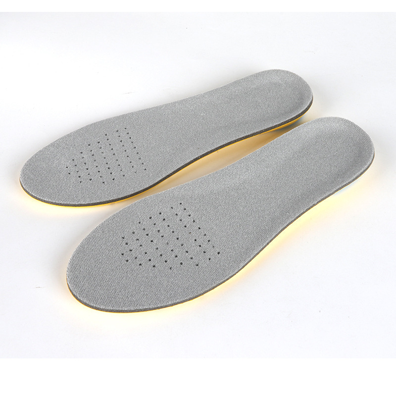 Wholesale of breathable, thickened, sweat-absorbing sponge insoles for basketball, football, running and military training details Picture