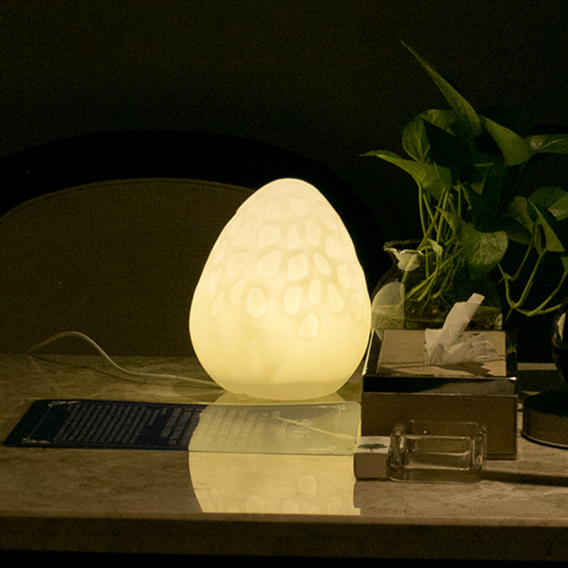 New foreign trade explosion creative products dinosaur eggs small night lamp USB strange bedside lamp