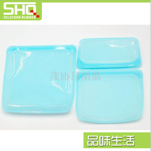 Silicone food preservation bags, food-grade vacuum food packaging self-sealing bags, stock and frozen food storage
