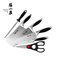 杭州张小泉全套厨房刀具套装不锈钢七件套菜刀N5489套刀包邮产品图