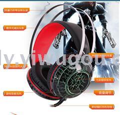 High quality gaming music headphones V6 crack glow