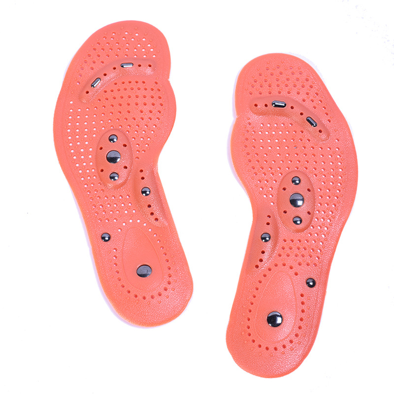 硅胶磁疗鞋垫8颗粒磁石保健按摩磁性鞋垫男女款除臭鞋垫自由修剪产品图