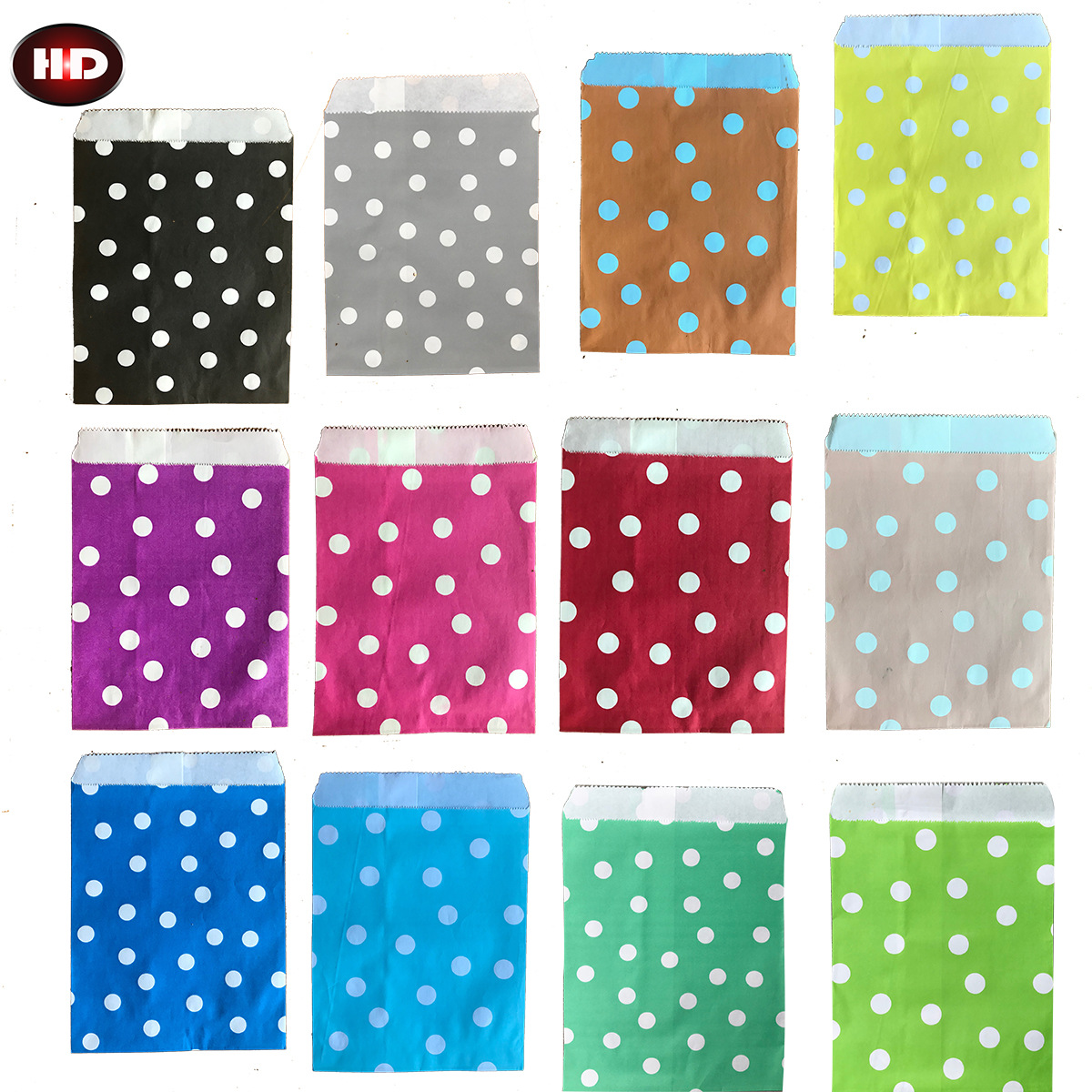 Spot Kraft Paper Cookie Bread Snack Gift Food Candy Packaging Export Foreign Trade Paper Bag Party Bag Specification drawing