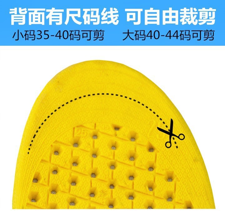 Inner height-increasing insoles, shock-absorbing sports, invisible height-increasing pads, full insoles, men's and women's honeycomb, breathable, freely trimmed Application Scenario