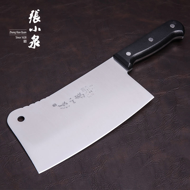 正品杭州张小泉手工开刃加厚砍骨刀不锈钢斩骨刀ZG-175包邮