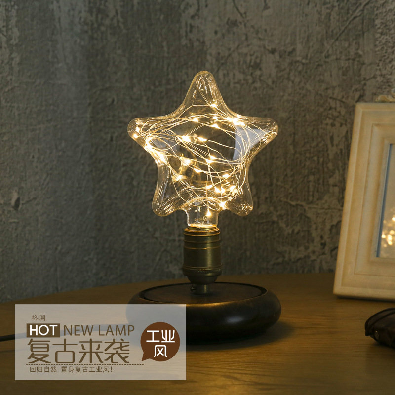 LED energy-saving lamp ball bubble sky planet bubble retro decoration