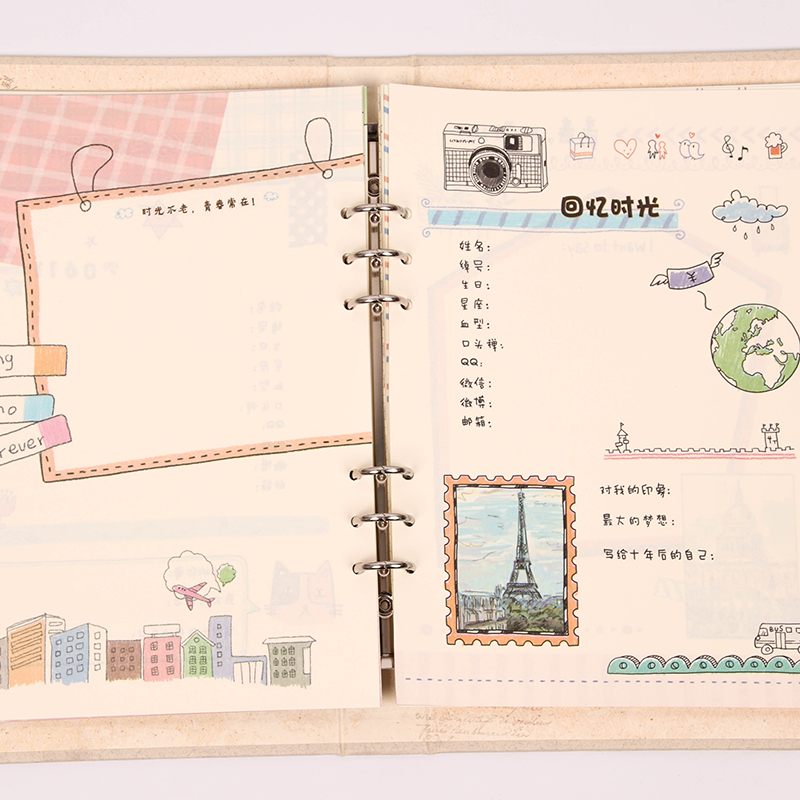 同学录、毕业纪念册实物图