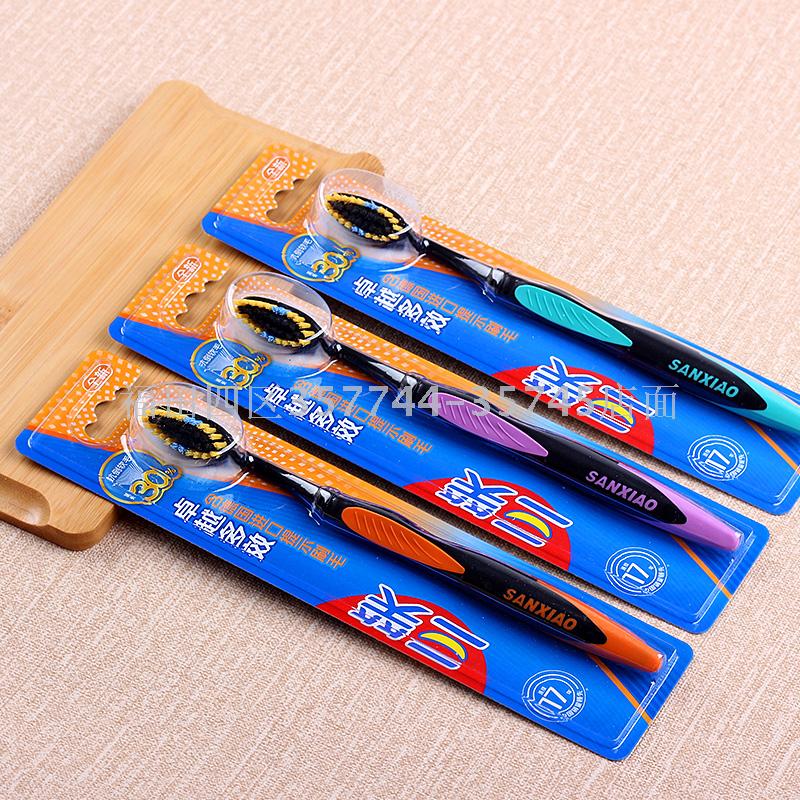 正品批发三笑12F卓越多效软毛成人牙刷 120支/箱产品图