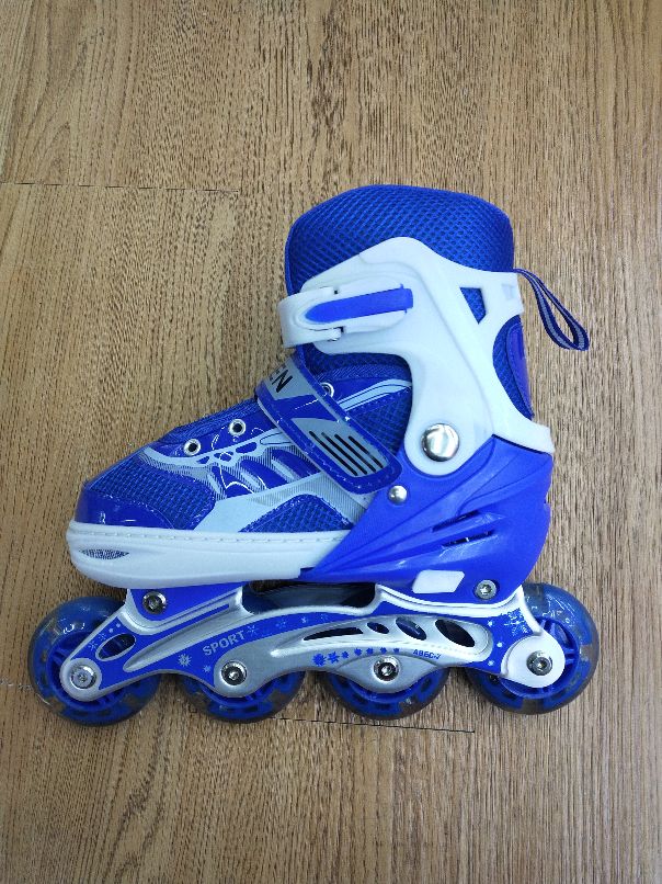 Line Soft Roller Skates Pu Full Flash Roller Skates Children's Skates Specification drawing