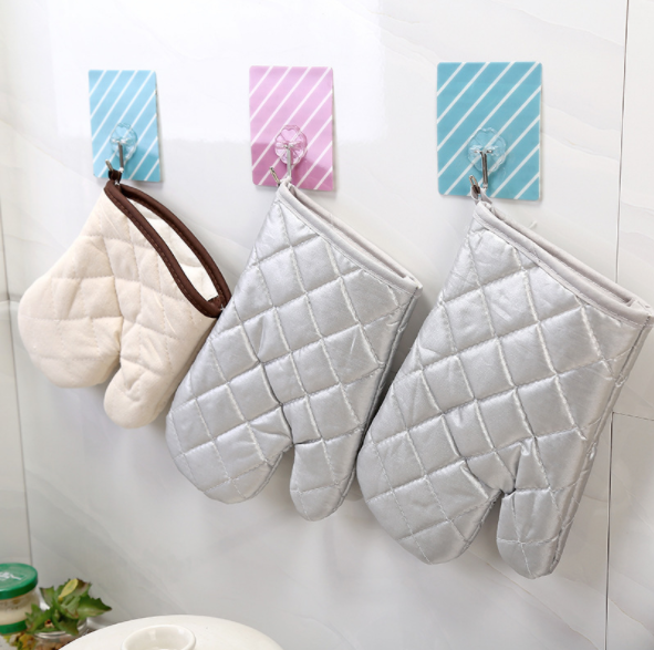 Microwave oven heat insulation and heat protection gloves, thickened high-temperature resistant baking gloves, silver-coated gloves, single piece price report