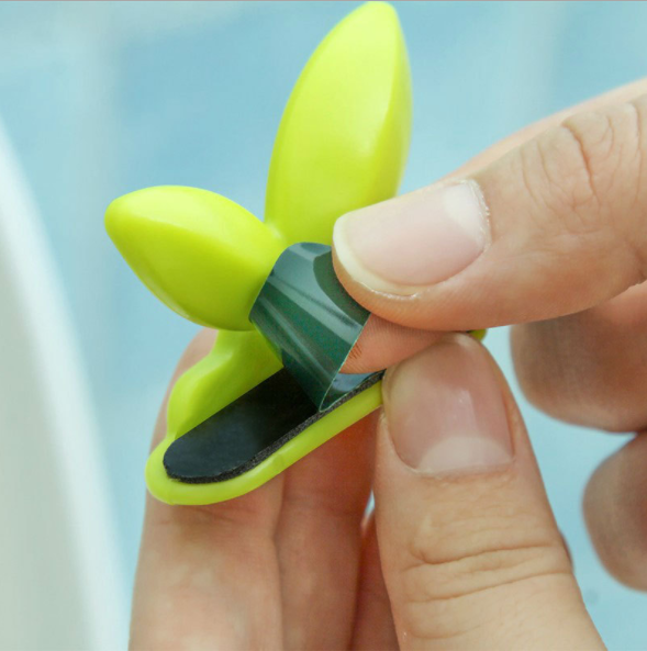 新奇特绿叶造型马桶提盖器产品图