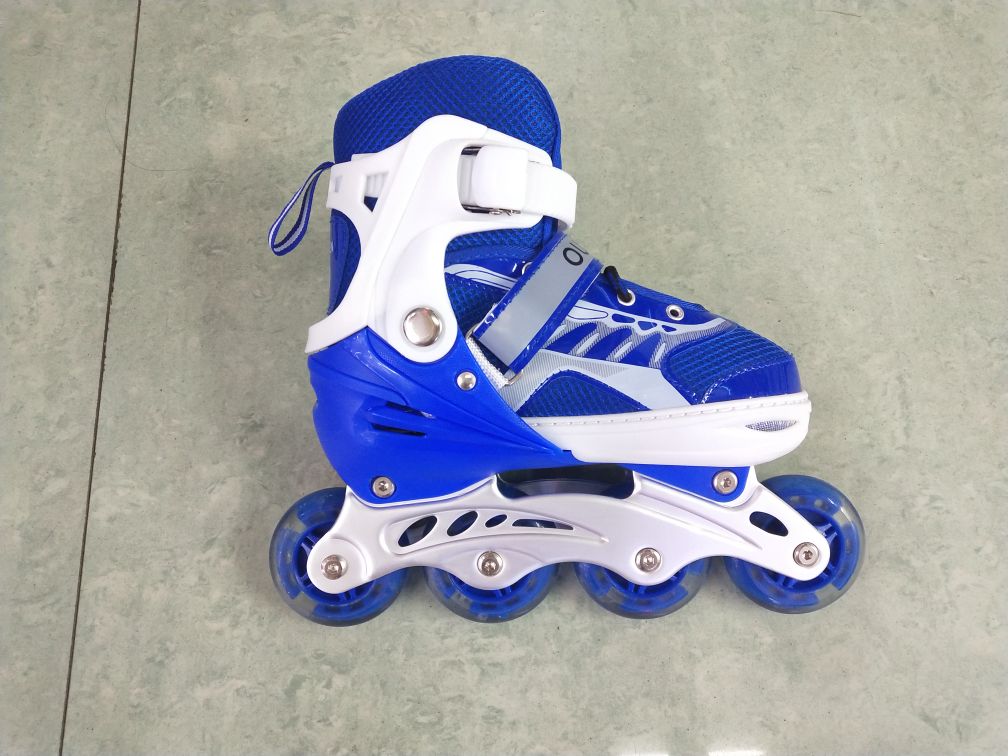 Line Soft Roller Skates Pu Full Flash Roller Skates Children's Skates