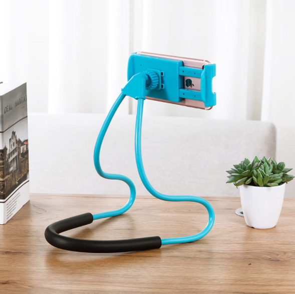 Creative neck-hanging lazy phone stand, bedside desk phone stand, multi-functional universal stand details Picture