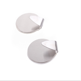 Stainless steel strong adhesive hook, adhesive type miscellaneous hook, coat hook, seamless waterproof hook, 2 pieces in various shapes details Picture