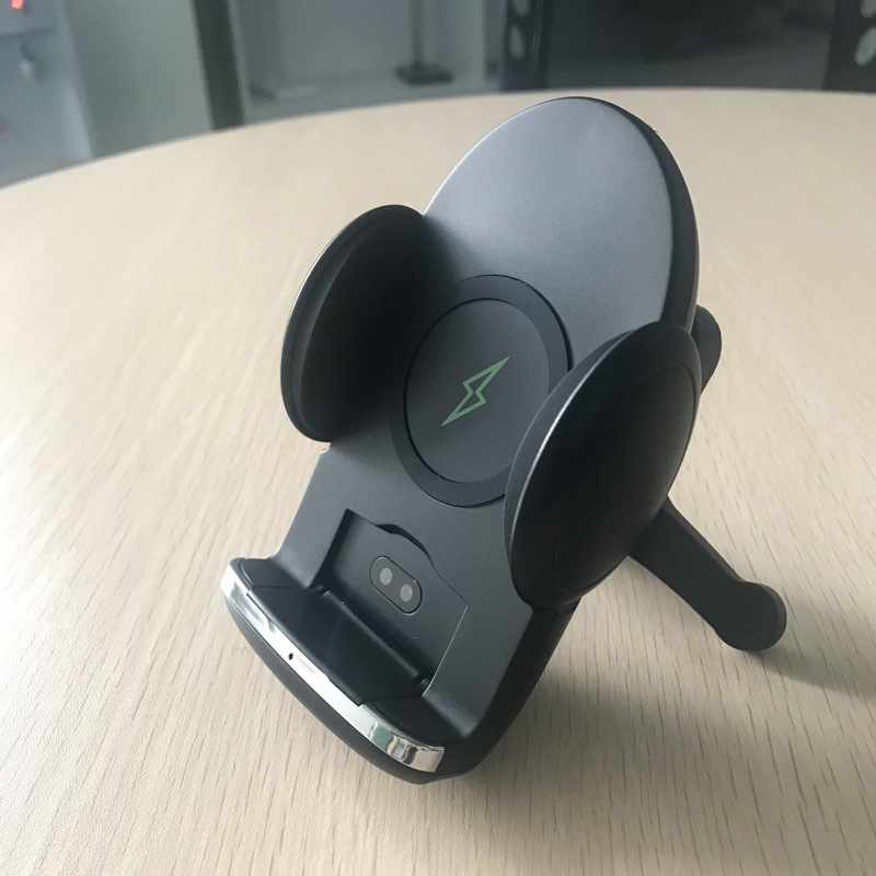 Mobile phone wireless charger infrared sensor automatically clamp 10W wireless fast charger
