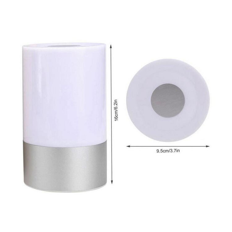 Multi-functional Bluetooth speaker alarm clock smart LED night light with time display FM radio