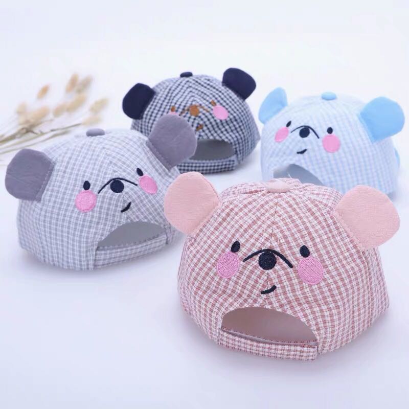 义乌好货 婴儿帽子春秋鸭舌帽韩版可爱薄款遮阳男童女童宝宝棒产品图