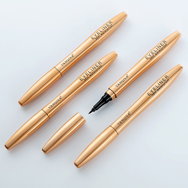 yanqina妍琦娜酷黑3D眼线液速干防水持久不晕染36H眼线笔国货彩妆细节图