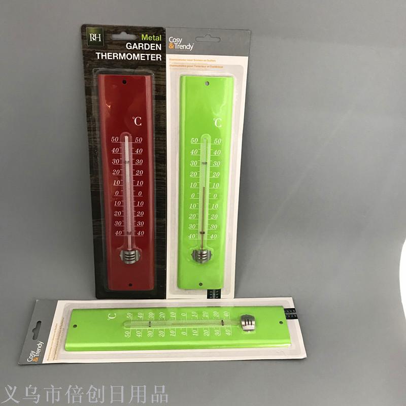 铁板温度计 室内外镀锌铁温度计 定制热转印刷温度计细节图