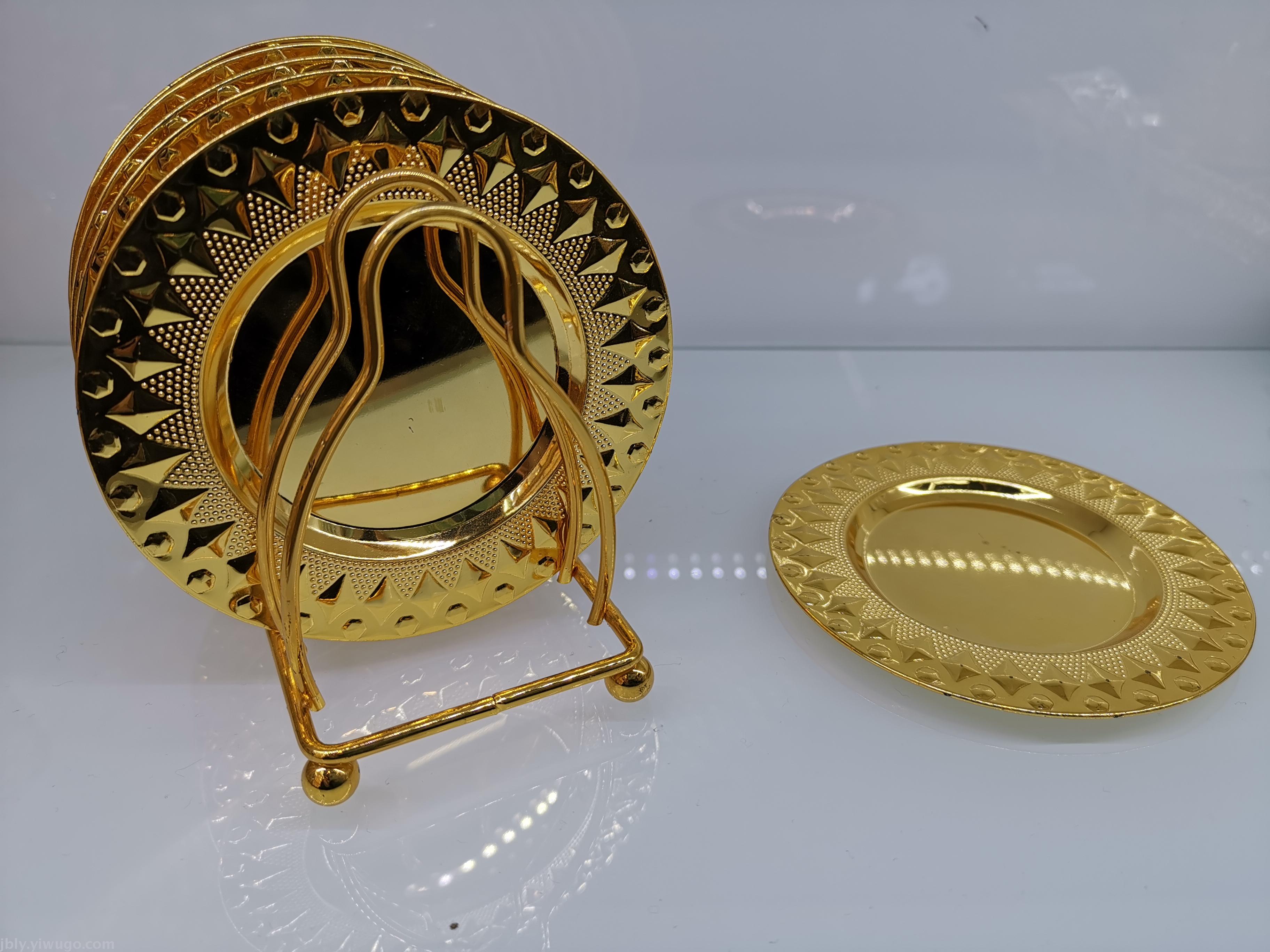 coffee cup saucer dessert saucer wrought iron plate