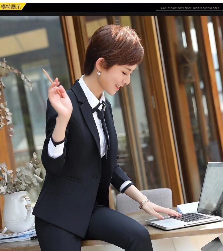 2019 new OL professional suit business suit formal suit hotel work clothes thumbnail