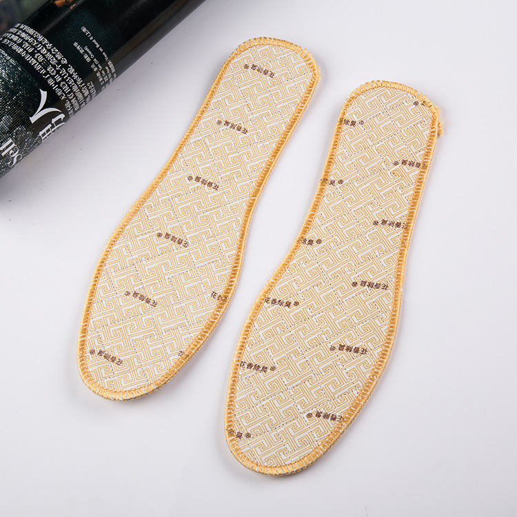 Anti-odor insoles, men's sweat-absorbing anti-odor summer insoles, women's breathable anti-odor sweat-absorbing board shoes, canvas shoes, military training insoles details Picture