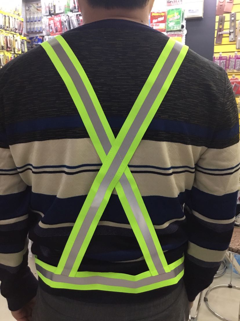 反光背心马甲安全服耐寒荧光衣马甲交通安全衣环卫工作服背带印字产品图