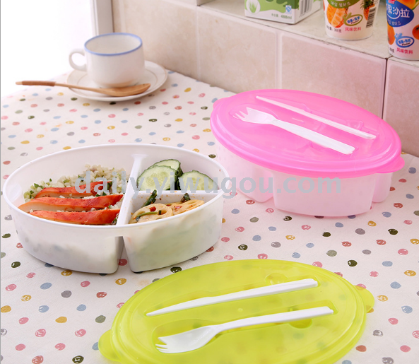 Tupperware Plastic lunch box rectangular airtight box food lunchbox refrigerator storage box