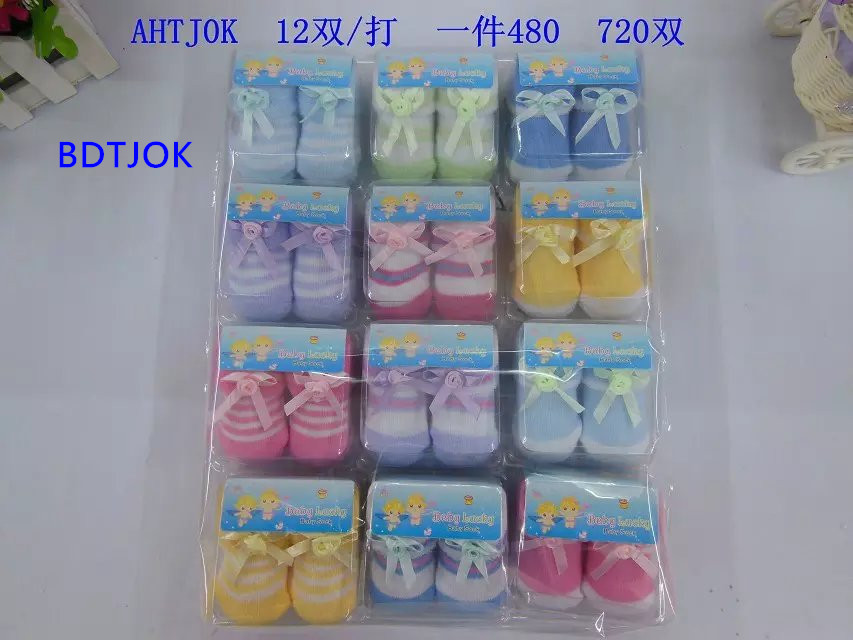 Sheriva baby socks, cute cartoon color mix, bows