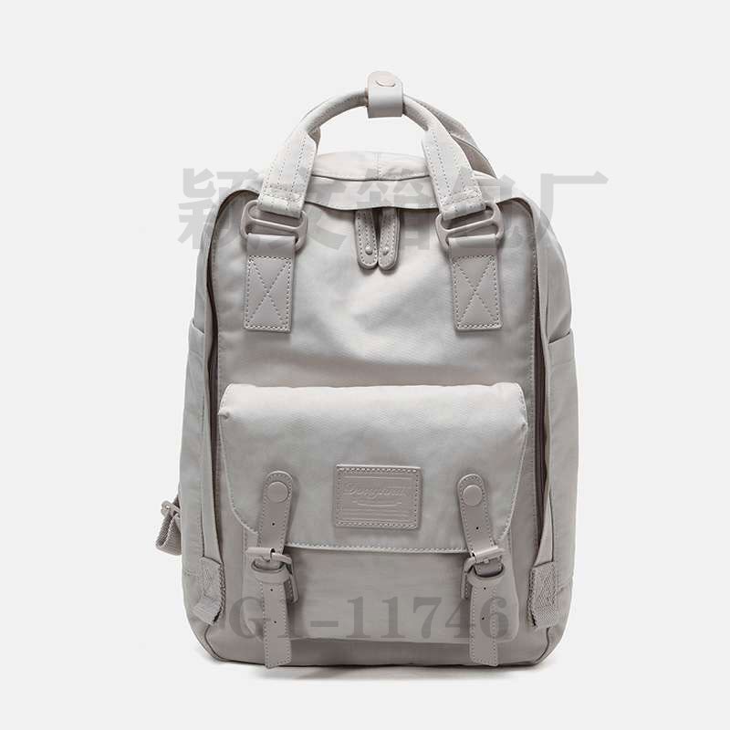 Close-up of Student Backpack Side Detail and Strap Design