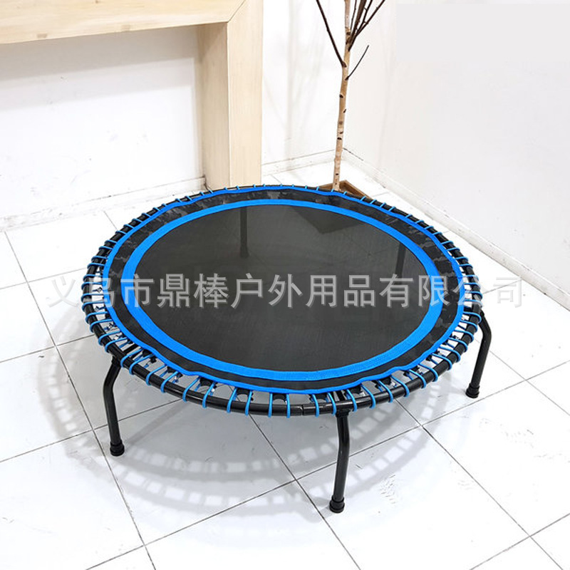 Professional gymnastic small trampoline 40 inches stretch rope trampoline adult fitness bent leg trampoline thumbnail