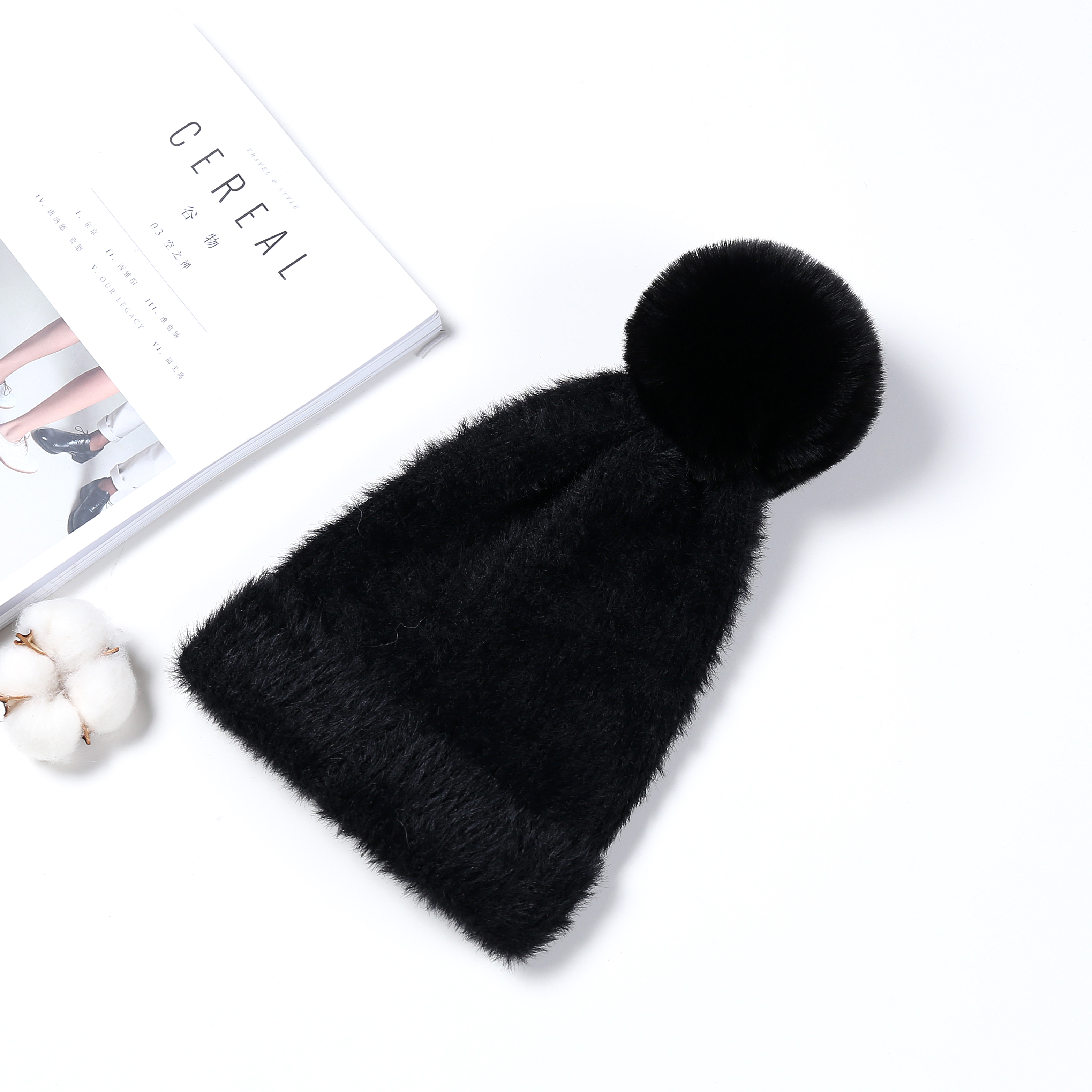 Knit hat beanie hat ear cap Lei Feng hat inventory disposal details Picture