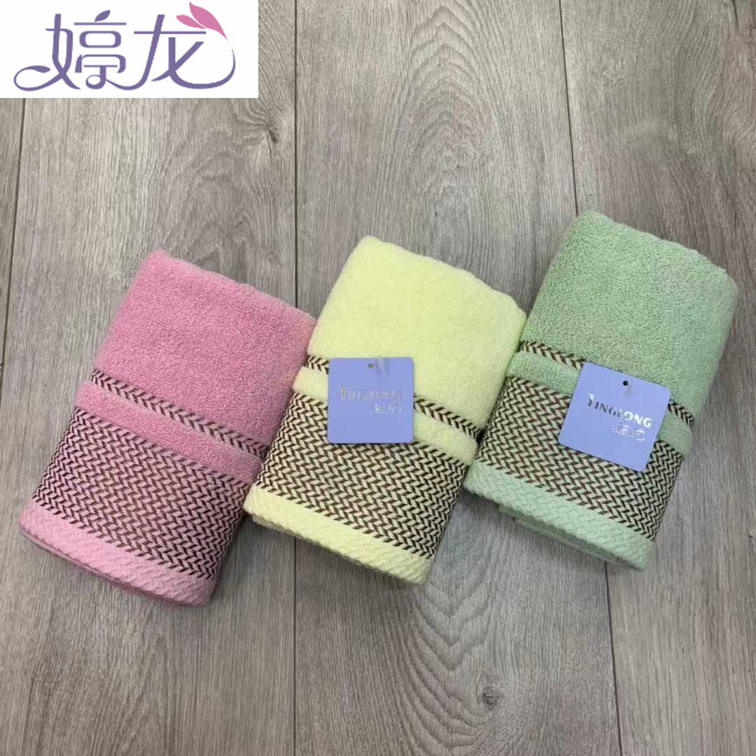 Tinglong new yarn wheat wheat pure cotton towel household towel high cost performance