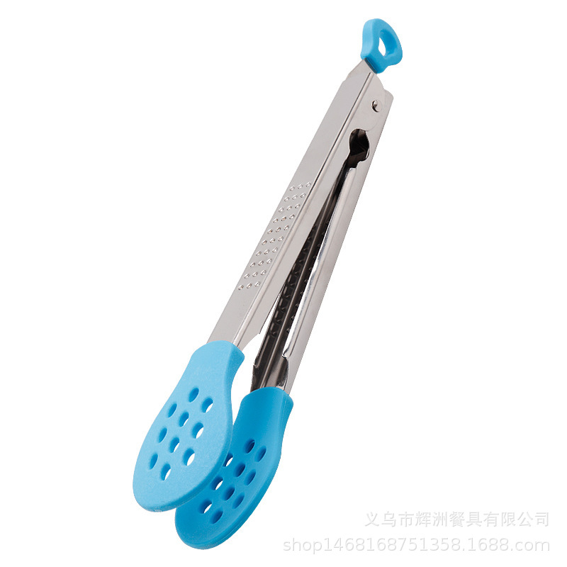 Kitchen tools: scissors, food tongs, hotel kitchenware, stainless steel, silicone, barbecue tongs, steak tongs, bread tongs details Picture