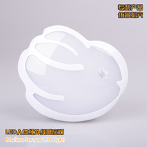 Human infrared sensor lamp Smart bedside nightlight PIR rabbit sensor lamp