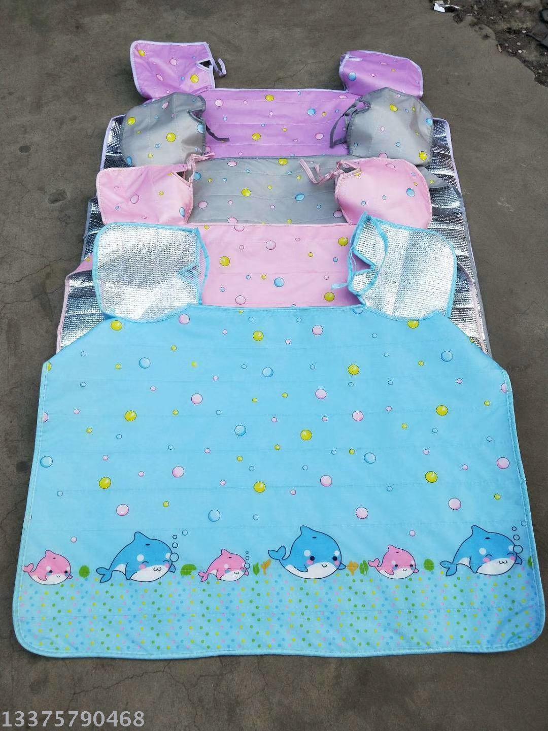 批发厂家直销电动车挡风被夏季电瓶车防雨防晒遮阳挡风被细节图