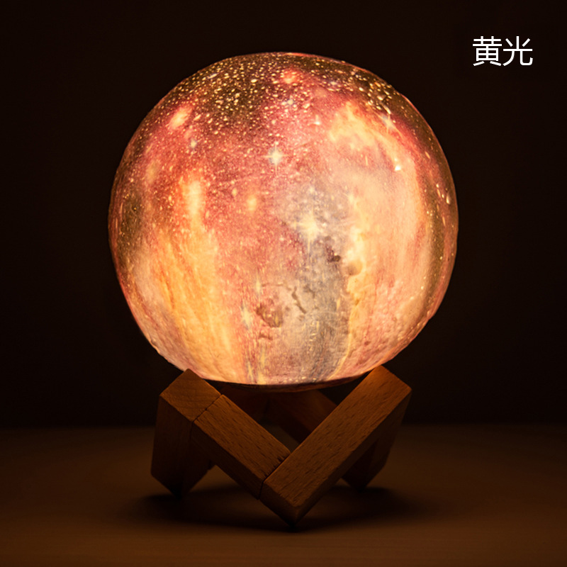 3D Moon lamp 3D moon lamp bedside painted USB night light