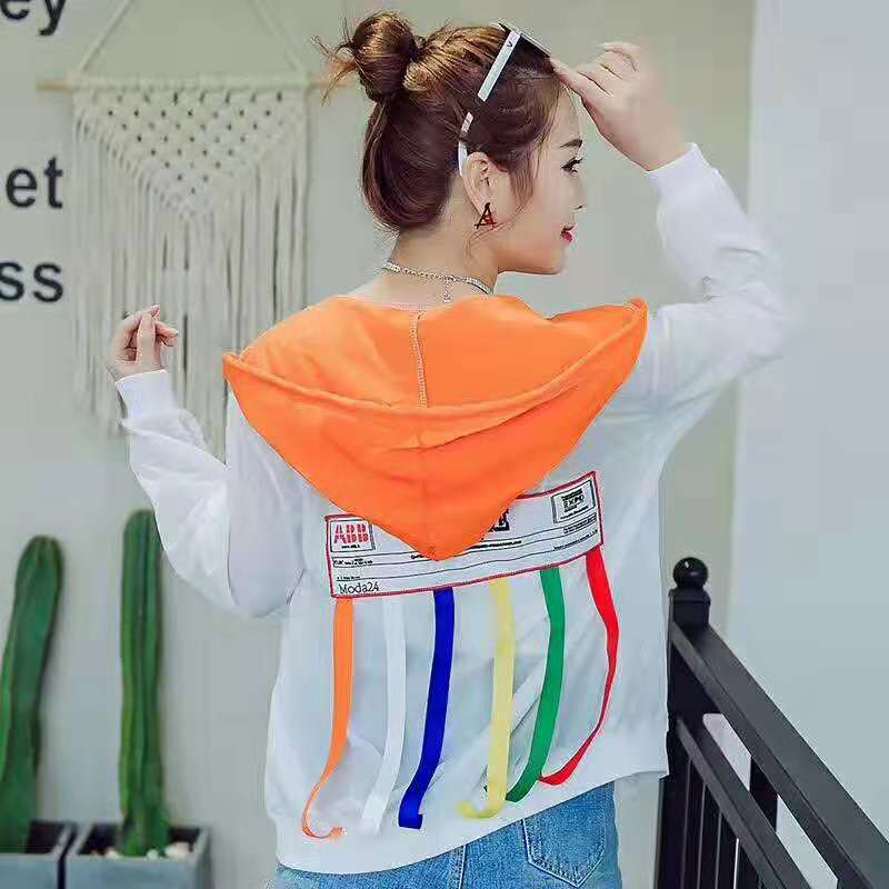 New summer women's sun-protective clothing, UV-resistant Korean-style striped jacket, hooded short sun-protective coat details Picture
