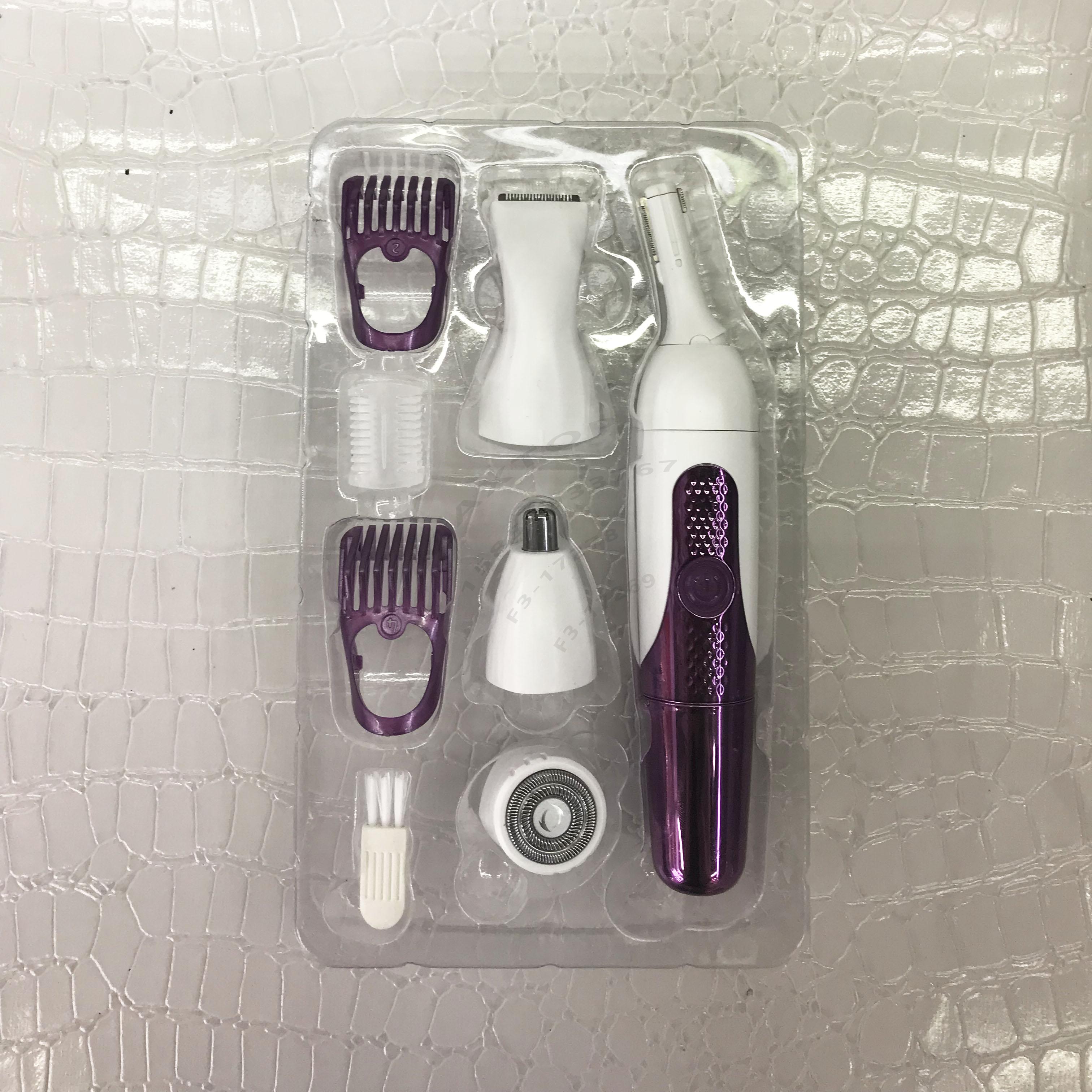 New women's 6in1 Hair remover Electric shaver boxili Hair shaver Nose hair trimmer Specification drawing